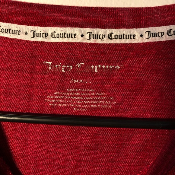 Red Juicy Couture Sweater - Picture 2 of 3